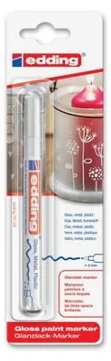 Produktbild von Edding e-751, Weiß, Weiß, Weiß, Kunststoff, Bullet tip, Fine