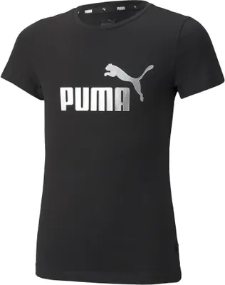 Produktbild von PUMA Ess+ Metallic Logo T-Shirt Mädchen puma black 116