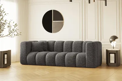 Obrázek produktu pro Kaiser Möbel pohovka, třímístná pohovka Grand Modular látka Haga graphite