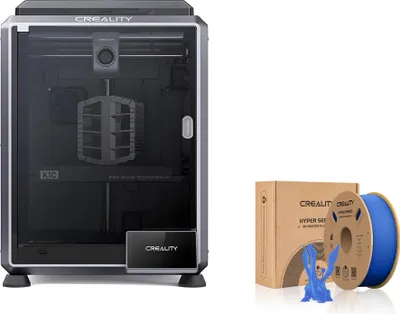 Image de Creality K1C 3D Drucker, avec 1kg Creality Hyper PLA Filament--Blau