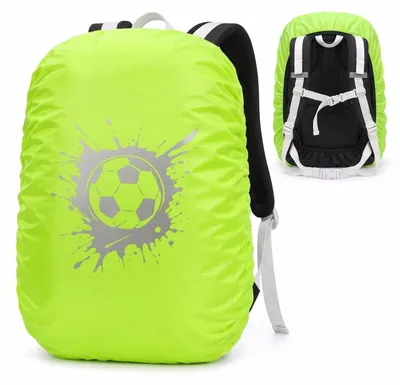 Productafbeelding van Regenbescherming voor schooltas, 35 liter, reflecterend, waterdicht, met kindermotieven