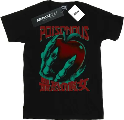 Produktbild von Disney - "Poisonous" T-Shirt für Damen BI47110 (S) (Schwarz)