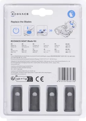 Produktbild von Ecovacs Goat Blade Kit, Farbe:Grau