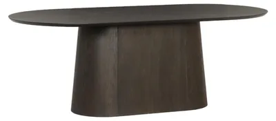 Produktbild von Esstisch Novero aus Eichenholz 200cm - Dunkelbraun