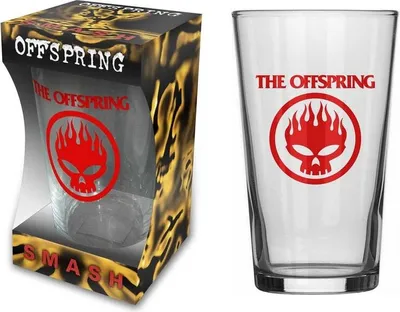 Produktbild von The Offspring Bierglas  Smash klar Band-Merch, Bands, Geschenke Glas Standard