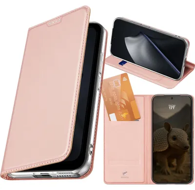 Produktbild von Handyhülle mit Klappe für Xiaomi 17T, Dux Ducis Skin Pro, Rosa