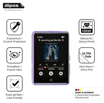 Produktbild von 4x Schutzfolie für PINHUI M7 klar Displayschutzfolie Folie Display Schutz dipos
