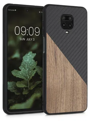 Produktbild von kwmobile Hülle kompatibel mit Xiaomi Redmi Note 9S / 9 Pro / 9 Pro Max - Handyhülle - Handy Schutzhülle - Smartphone Cover - Dunkelbraun