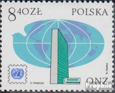 Produktbild von Briefmarken Polen 1976 Mi 2451 (kompl.Ausg.) postfrisch 25 Jahre Briefmarken Vereinte Nationen