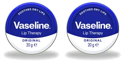 Image de 2 baumes à lèvres Vaseline Original, 20 g chacun - Pack avantageux - 2 pièces