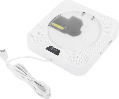 Zdjęcie produktu dla EFFACER Przenośny odtwarzacz CD, urządzenie do montażu na ścianie, funkcja 5 w 1 Płodowy odtwarzacz CD Bluetooth, edukacja Read Q200 dla starszych dzieci (przepisy europejskie)