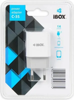Produktbild von Ibox C-35 Usb-wandladegerät Durchsichtig  Durchsichtig One Size