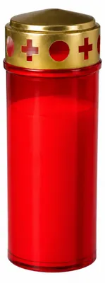 Produktbild von 2-Tage-Brenner Rot mit Barockdeckel, 20 Stück