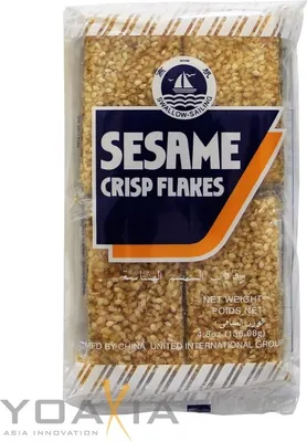 Immagine prodotto di Biscotti al sesamo 136 g | 41% di sesamo | SESAME CRISP FLAKES