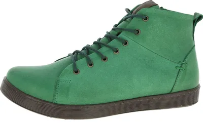 Produktbild von Andrea Conti Damen Boot Stiefelette Leder farbige Schnürung sportlich 0342804, Größe:38 EU, Farbe:Grün