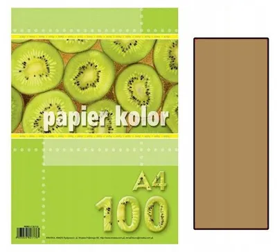 Produktbild von Kreska Kopierpapier A4 80g Braun 100 Blatt