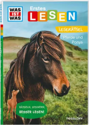 Immagine prodotto di WAS IST WAS Erstes Lesen. Leserätsel Pferde und Ponys