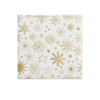 Produktbild von PAW - Servietten 3-lagig (33 x 33 cm) I 20 Stück I Perfekt für Weihnachten, Winter, Feiertage I Heiligabend Tischdekoration I Winter Papierservietten