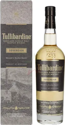 Image de Tullibardine SOVEREIGN, whisky single malt écossais des Highlands, 43 %, 0,70 litre.