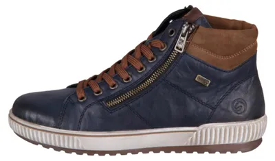 Imagen del producto de Remonte: Botas de cordones para mujer, color azul, para uso casual