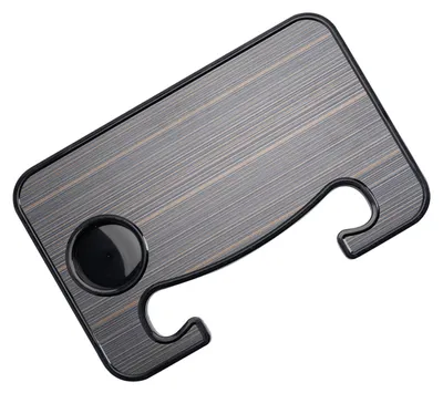 Image de Support de table portable polyvalent pour volant de voiture : accessoire pour ordinateur portable ou tablette avec porte-gobelet, idéal pour les déplacements