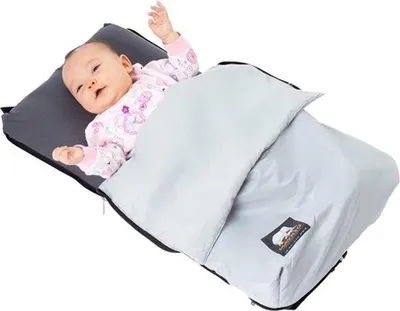 Produktbild von Famanu Reisebett für Babys - Komfortabel und leicht - Grau
