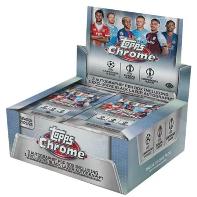 Produktbild von 2025/26 Topps Chrome UEFA Club Competitions Jumbo Box