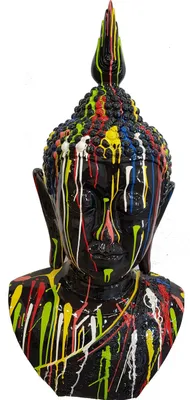 Produktbild von Designer Figur Statue Moderne Figuren Dekoration Büste von Buddha Skulpturen Neu