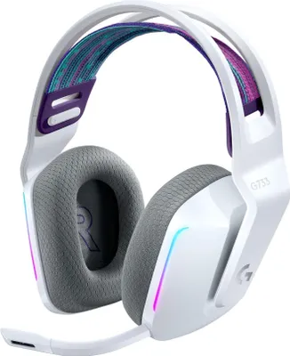 Zdjęcie produktu dla Logitech G 981-000883, Bezprzewodowe, Gaming, 20 - 20000 Hz, 278 g, Suchawki, Biay