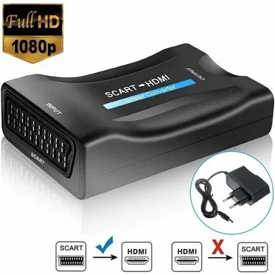 Immagine prodotto di Adattatore convertitore HDMI per HDTV, 1080p, nero