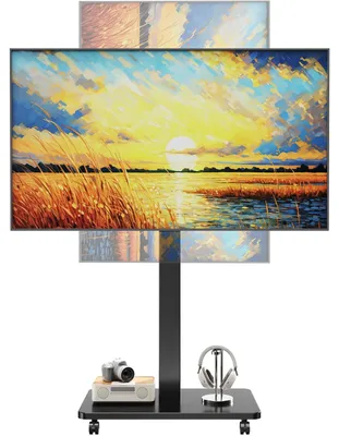 Produktbild von TV-Ständer mit Rollen für 10-42 Zoll TVs bis 30 kg