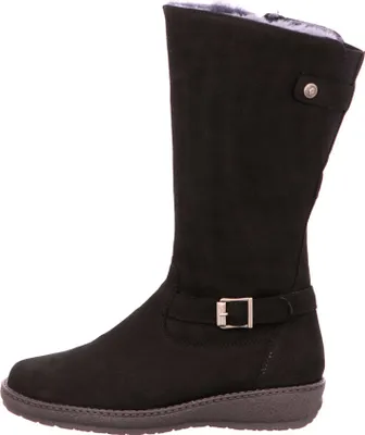 Produktbild von Waldläufer Hoja Stiefel (Langschaft), Futter echt Lammfell, Bear (Nubuk), Weite H, schwarz 533904-165-001 38
