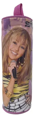 Obrázek produktu pro Penál Hannah Montana, kulatý, se zipem, 68