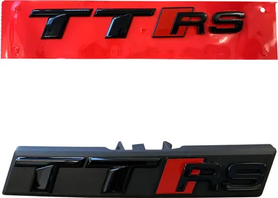 Immagine prodotto di Originale Audi Black Edition TT RS PAKET emblema griglia radiatore nero + posteriore 8J 8S