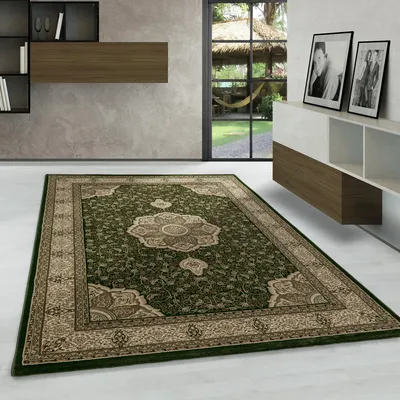 Produktbild von Carpetsale24 Orientteppich, Klassischer Teppich für Wohnzimmer mit Ornament-Muster, Pflegeleicht & Elegant, Grösse: 80x150 cm