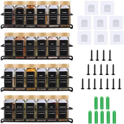 Obrázek produktu pro Stojan na koření – 4 police – ocel