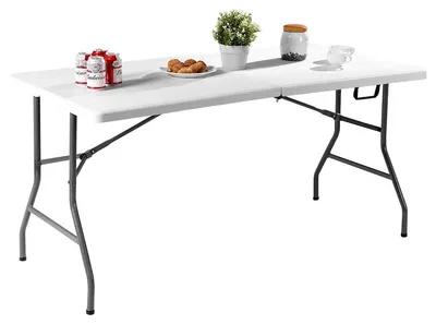Image de Table pliante pour bière - Table pliante pour camping - Table pour fêtes - Mobilier de jardin - Table pour balcon