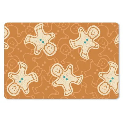 Produktbild von MuchoWow® Mauspad Mousepad Schnittmuster - Lebkuchen - Plätzchen 27x18 cm - Mousepads - Maus Mat - Pad - Mausunterlage - Büroartikel - Desk Matten