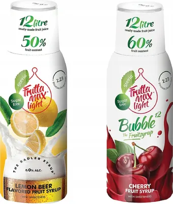 Image de Sirops Fruttamax Cherry Radler Light , 500 ml, 2 pièces