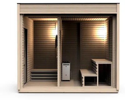 Produktbild von Sauna Holz Trockensauna Garten Holzsauna Outdoor Saunas Gartensauna