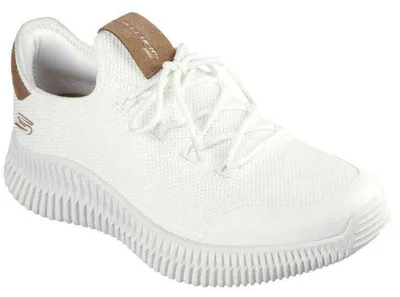 Productafbeelding van Skechers - "Citty Dapper" sneaker voor heren, imitatie suède, modelnummer PP10447 (maat 46 EU), kleur wit