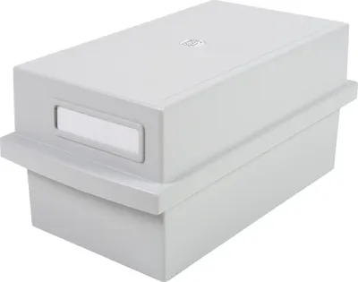 Produktbild von Exacompta 56140D Karteikasten DIN A7 K - Lichtgrau
