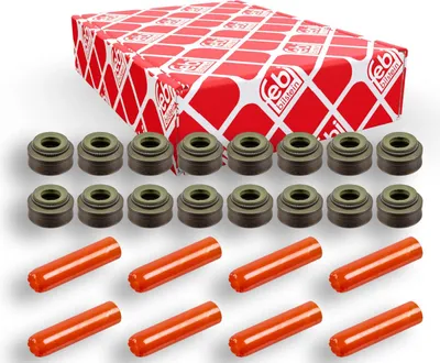 Produktbild von FEBI BILSTEIN Dichtungssatz Ventilschaft 08647 Gummi 7mm 17 14mm 0,025kg