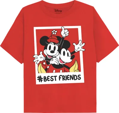 Obrázok produktu pre Disney - Tričko "Bestfriends" pre dievčatá TV2260 (128) (Červená)