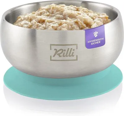 Produktbild von Babysaugnapf mit Silikondeckel Antirutsch mint
