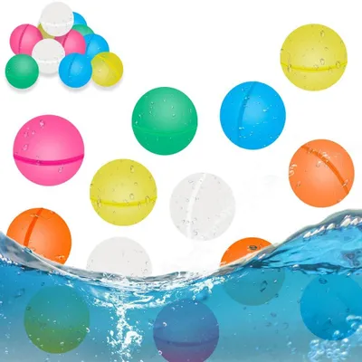 Produktbild von Set mit 24 bunten Wasserbomben für Kinder