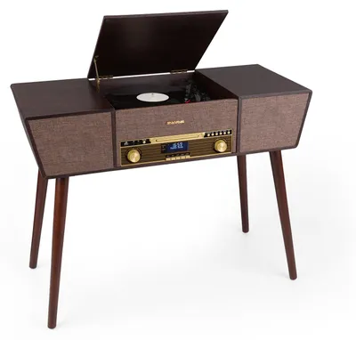 Obrázok produktu pre auna Belle Epoque 1912, retro gramofón, CD, BT, USB, DAB+/FM, hnedý