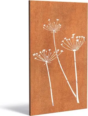 Immagine prodotto di Adezz Pannello Nature CPN4 Acciaio Corten 110x180 cm Pannello da giardino Pannello frangivista