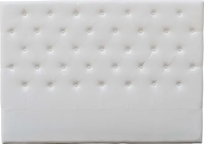 Immagine prodotto di Testiera del letto imbottita 169 cm "Déco" in PVC -Bianco