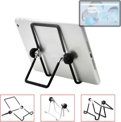 Produktbild von K-S-Trade Tablet-Ständer Tablet-Halterung Tablet-Aufsteller kompatibel mit Doogee T30SE faltbarer Tischständer Tablet Halterung
